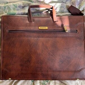 Vintage Stradellina Brown Leather Men's Bag